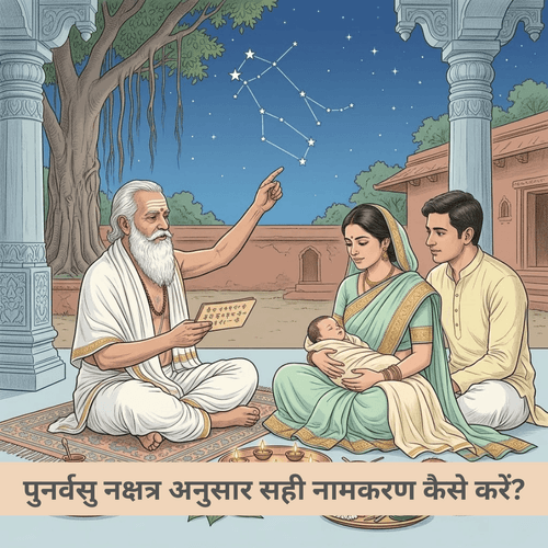 पुनर्वसु नक्षत्र अनुसार सही नामकरण कैसे करें?