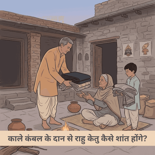 ऊनी वस्त्र और काले कंबल के दान से राहु केतु कैसे शांत होंगे?