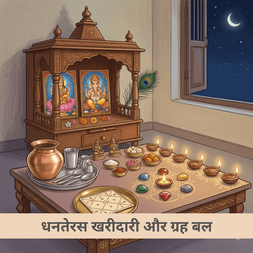 धनतेरस खरीदारी और ग्रह बल