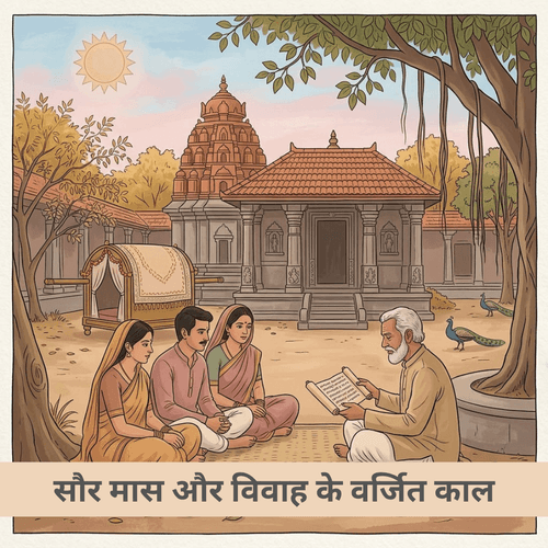 सौर मास और विवाह के वर्जित काल