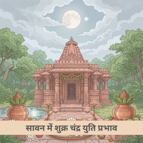 सावन में शुक्र चंद्र युति
