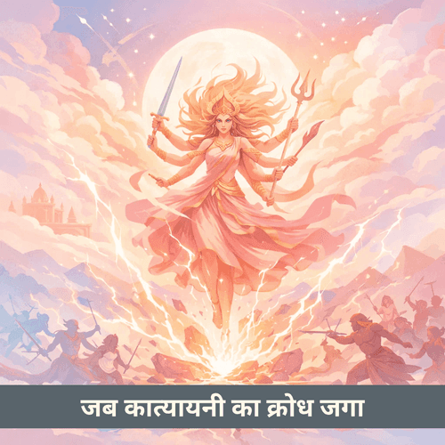 रात जब माँ कात्यायनी का क्रोध जागा और सारा ब्रह्मांड काँप उठा