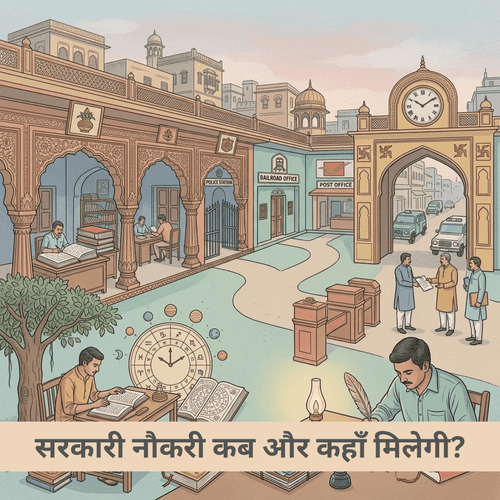 सरकारी नौकरी कब और कहाँ मिलेगी?
