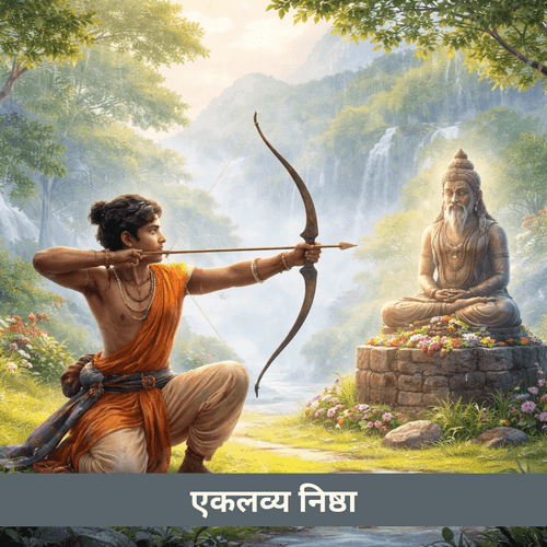 एकलव्य की अदृश्य गुरु दक्षिणा: तप और समर्पण की पवित्र कथा