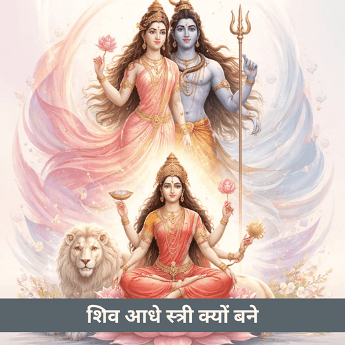 भगवान शिव आधा महिला क्यों बने और मां सिद्धिदात्री की भूमिका