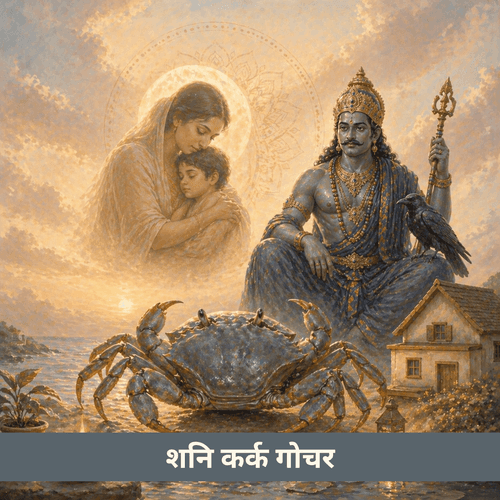 कर्क राशि में शनि गोचर: भावनात्मक परिपक्वता और घरेलू जिम्मेदारियों का समय