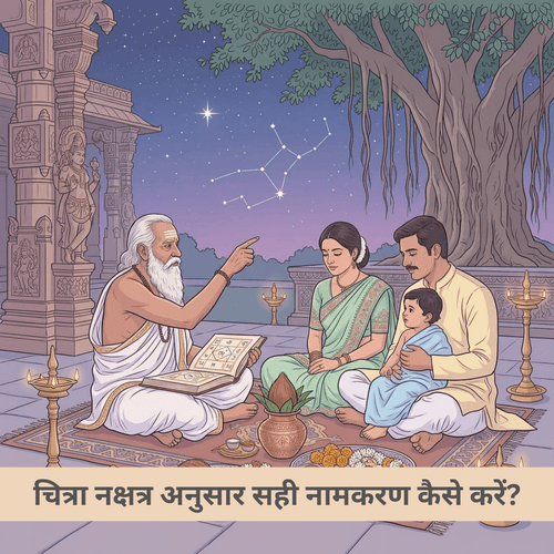 चित्रा नक्षत्र अनुसार सही नामकरण कैसे करें?