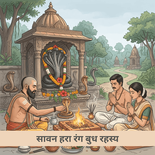 सावन हरा रंग बुध रहस्य