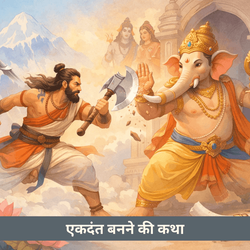 परशुराम और गणेश का युद्ध: एकदंत की कथा