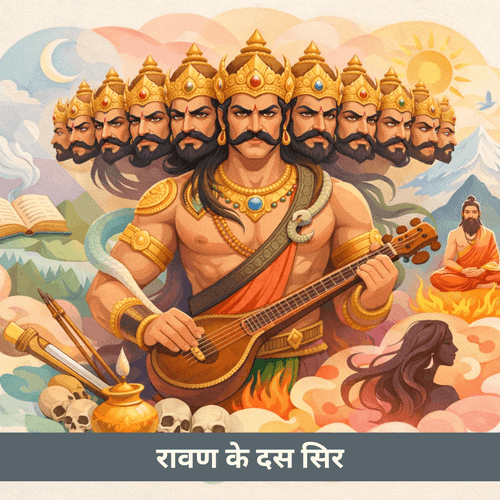 रावण के दस सिरों का प्रतीकात्मक अर्थ