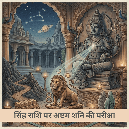 सिंह राशि पर अष्टम शनि की परीक्षा