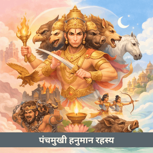 पंचमुखी हनुमान का दिव्य रहस्य: जब पाँच दिशाओं को एक साथ जीतना आवश्यक हुआ