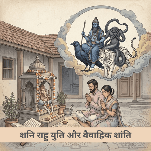 शनि राहु युति और वैवाहिक शांति