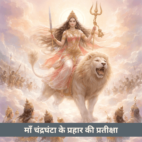 वह रात जब देवता भी मौन रहे और माँ चंद्रघंटा के प्रहार की प्रतीक्षा की