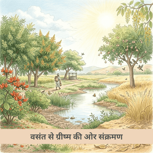 वसंत से ग्रीष्म की ओर संक्रमण: चैत्र मास का मौसम विज्ञान और प्रकृति का कायाकल्प क्या है?