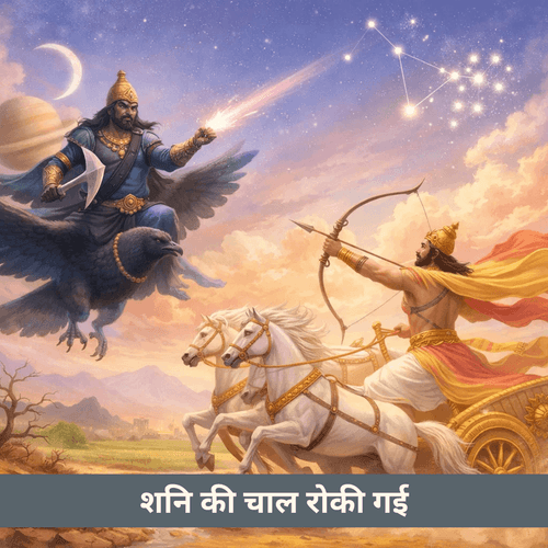 शनि देव और दशरथ का संघर्ष: जब राजा ने शनि की गति रोक दी