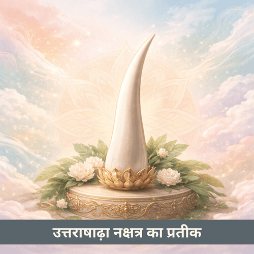उत्तराषाढ़ा नक्षत्र का प्रतीक: हाथी का दांत और अटल अंतिम विजय का वैदिक अर्थ