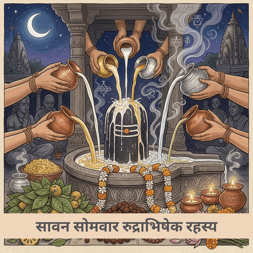 सावन सोमवार रुद्राभिषेक रहस्य
