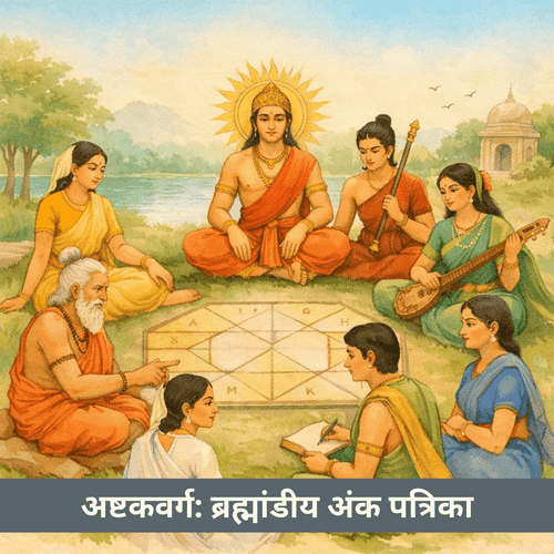 अष्टकवर्ग: ब्रह्मांडीय अंक पत्रिका जो ग्रहों की शक्ति और जीवन के कर्म खाका को मापती है