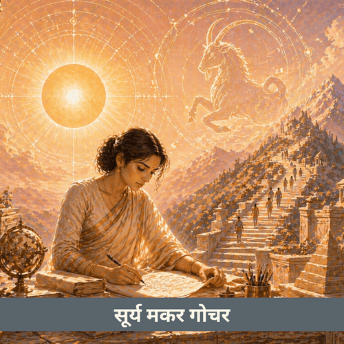 मकर में सूर्य गोचर: अनुशासन और करियर वृद्धि