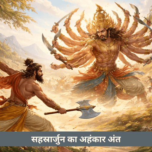 सहस्रार्जुन के 1000 भुजाओं का अंत: परशुराम और अहंकार का विनाश