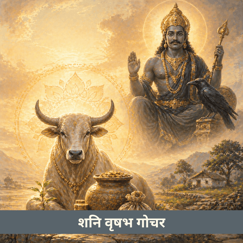वृषभ राशि में शनि गोचर: स्थिरता, धन और जिम्मेदारियों का गंभीर समय
