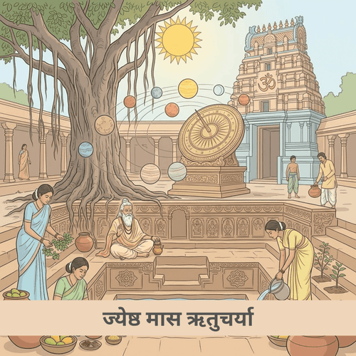 ज्येष्ठ मास ऋतुचर्या और ज्योतिषीय संतुलन