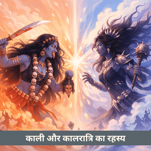 जब मां काली और मां कालरात्रि आमने-सामने हुईं: विनाश की दो शक्तियां