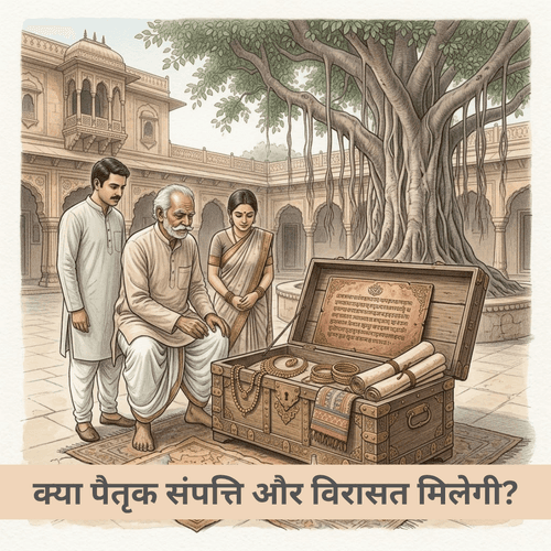 क्या पैतृक संपत्ति और विरासत मिलेगी?