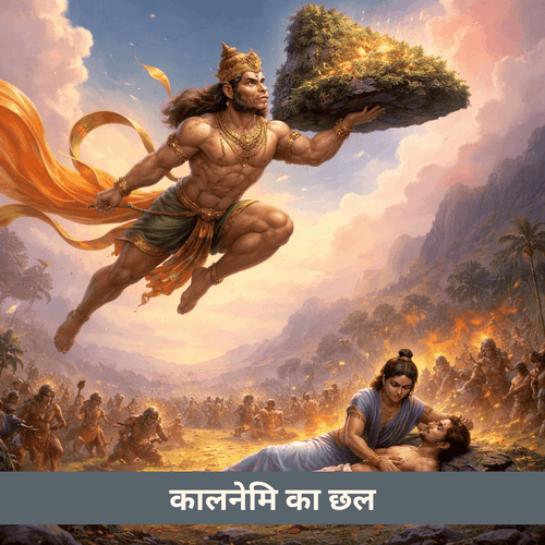 कालनेमी की चाल और हनुमान की स्थिरता: जब जीवन समय के खिलाफ दौड़ रहा था
