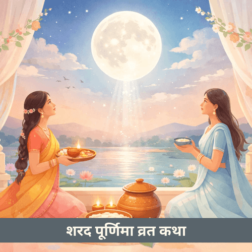 शरद पूर्णिमा व्रत कथा और चंद्रदेव की कृपा
