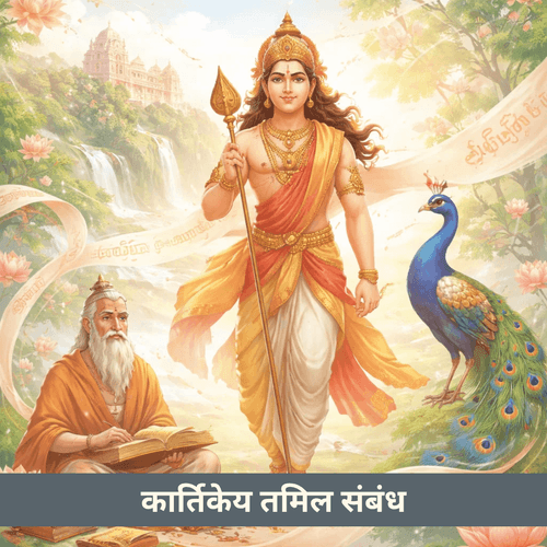 कार्तिकेय और तमिल भाषा का संबंध: ज्ञान, चेतना और संस्कृति का दिव्य विस्तार
