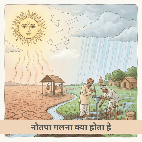 नौतपा पिघलने और वर्षा के संकेत