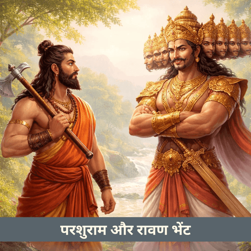 परशुराम और रावण का दुर्लभ मिलन: जब अहंकार तप से मिलता है