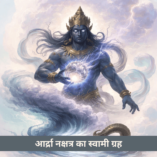 आर्द्रा नक्षत्र और स्वामी ग्रह राहु: तूफ़ान, जागृति और सत्य की यात्रा