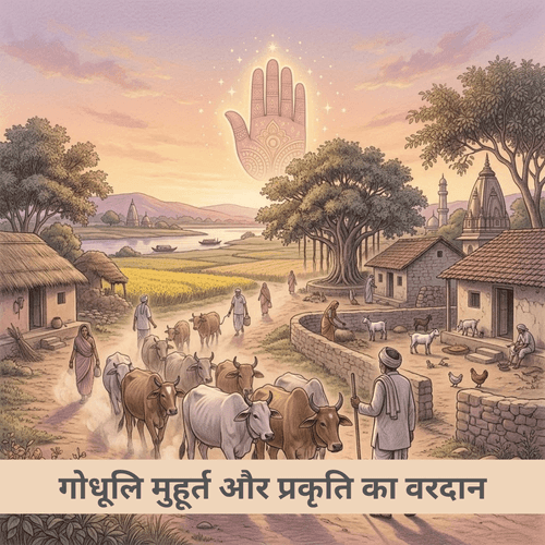 गोधूलि मुहूर्त और प्रकृति का वरदान