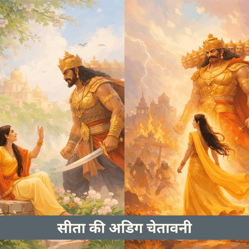 सीता की रावण को चेतावनी: सत्य की दृढ़ वाणी