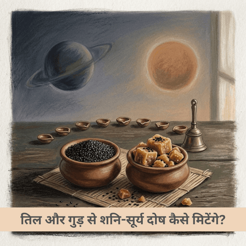 तिल और गुड़ से शनि-सूर्य दोष कैसे मिटेंगे?