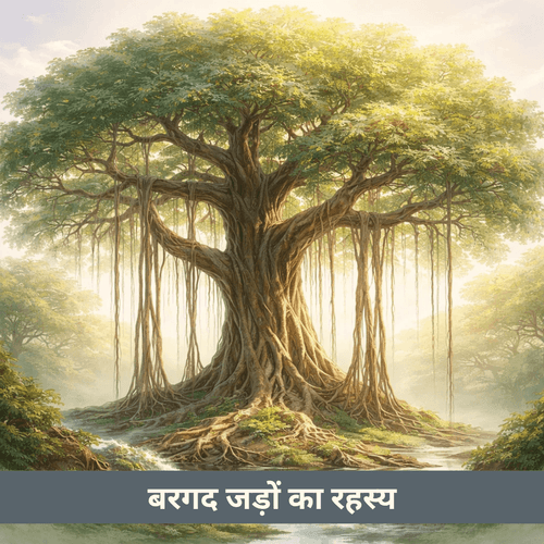 बरगद की लटकती जड़ें: स्थिरता और विस्तार का जीवंत प्रतीक