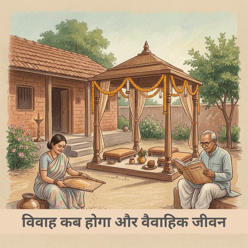 विवाह कब होगा और वैवाहिक जीवन कैसा रहेगा