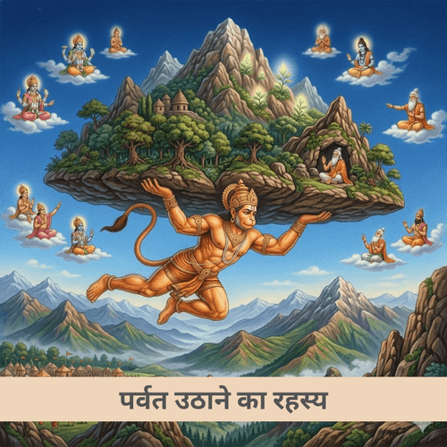 हनुमान जी द्वारा पर्वत उठाने का रहस्य