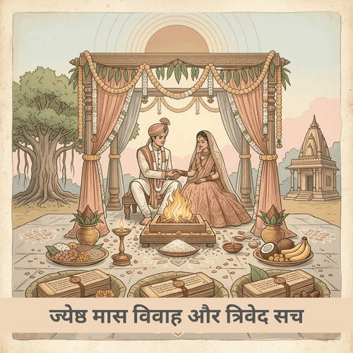 ज्येष्ठ मास विवाह और त्रिवेद सच