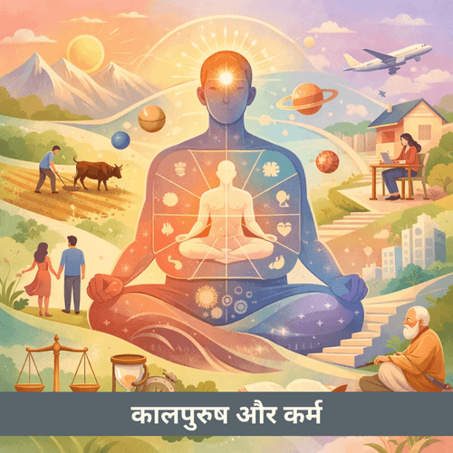 कालपुरुष और कर्म: वैदिक ज्योतिष में समय का मानव रूप