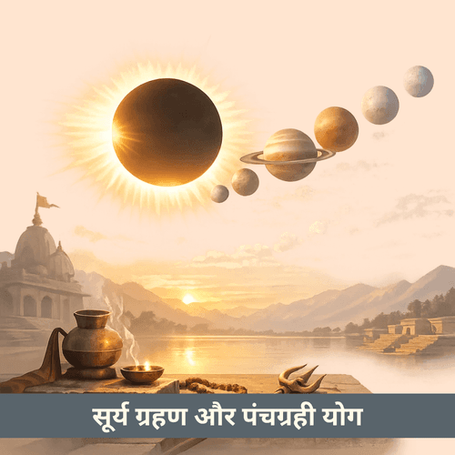 17 फरवरी 2026 सूर्य ग्रहण और पाँच ग्रह संयोजन का प्रभाव