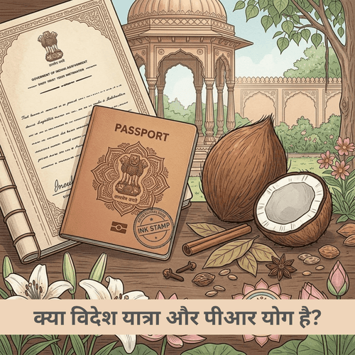 क्या विदेश यात्रा और पीआर  योग है?