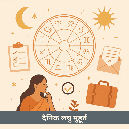 दैनिक लघु मुहूर्त - हर निर्णय के लिए पंचांग का उपयोग