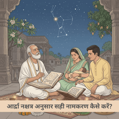 आर्द्रा नक्षत्र अनुसार सही नामकरण कैसे करें?