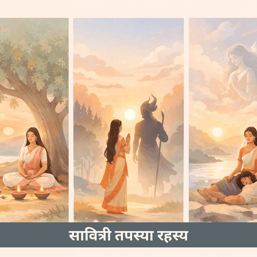 सावित्री की तीन रात्रि तपस्या: संकल्प, धैर्य और चेतना की अंतिम परीक्षा