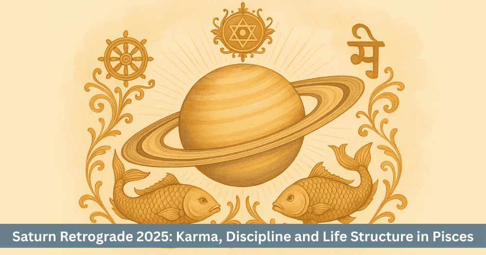 Saturn Retrograde 2025 (Jul-Nov): Effects, Karmic Resolution and Remedies in Pisces