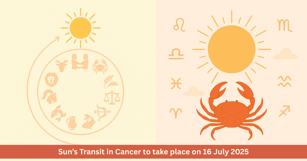 Sun Transit in Cancer 2025: These 4 Zodiac Signs Will Be Extremely Lucky